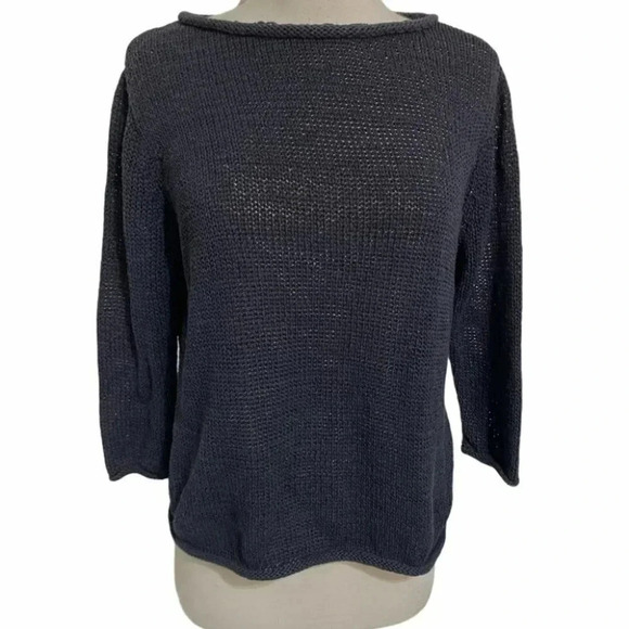 Marsh Landing M Nazgûl‎ blue rolled collar sweater - Picture 1 of 4